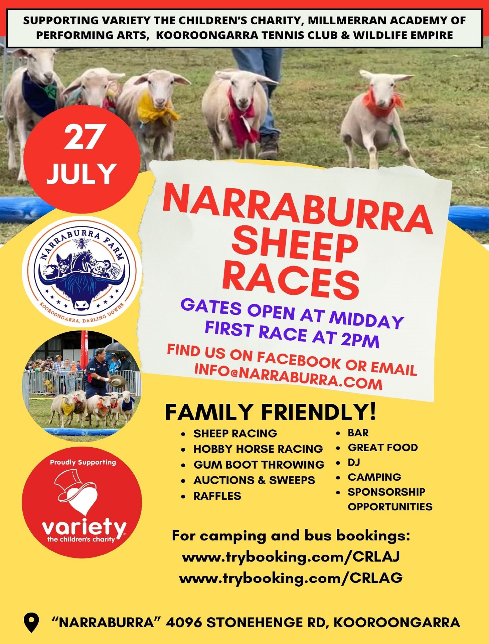 NARRABURRA SHEEP RACES 2024 Newsletter Cover resized