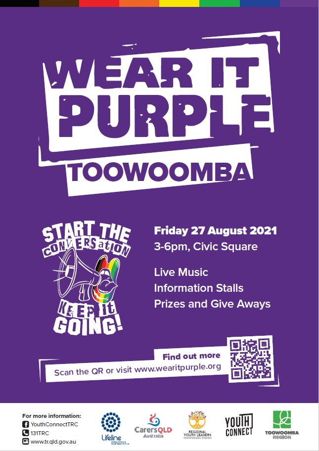 Wear it Purple Day Toowoomba