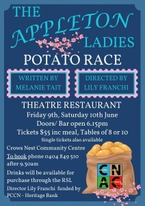 Appleton Ladies Potato Race Poster