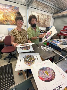 Catherine and Stephen in their studio. Image by Ron_ER.jpg