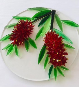 Glass Mosaic: Bottlebrush